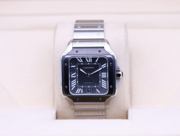 Cartier Santos De Cartier Large Grey Dial ADLC WSSA0037 2022 Box & Papers