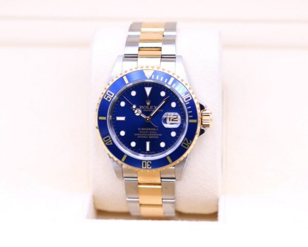 Rolex Submariner (Date) Two-Tone Blue Dial 16613 – Z Serial – Box & Papers