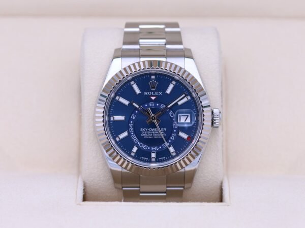 Rolex Sky-Dweller 326934 Stainless Steel Blue Dial – Box & Papers