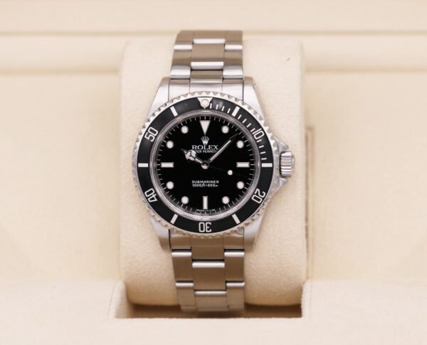 Rolex Submariner (No Date) Black Dial 14060 – T Serial – Box & Papers 1996