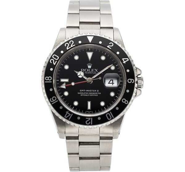 Rolex, GMT-Master II Ref. 16710, Oyster Perpetual, Stainless Steel, 1999